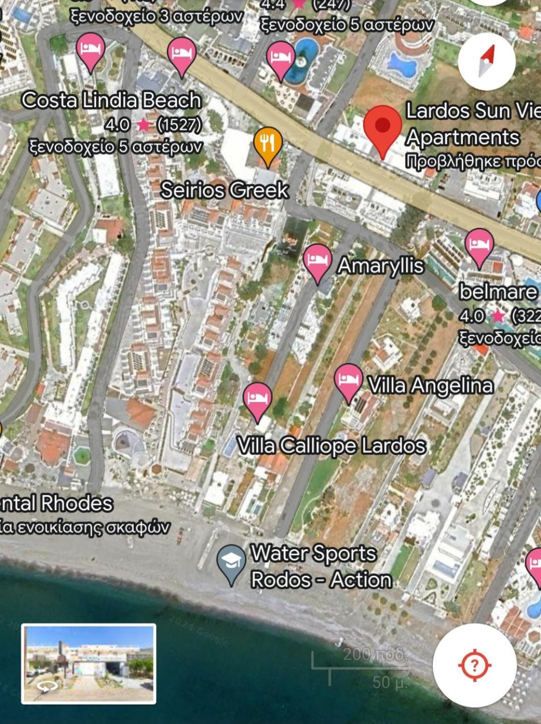 Lardos Sun View Apartments المظهر الخارجي الصورة